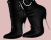 E* Black Heel Boots
