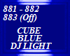CUBE, BLUE D LIGHT
