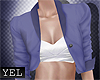 [Yel] Lara blue suit