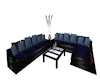 Black Orchid Couch Set