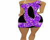 xxl purple  dress
