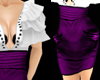 *T* Top w Purple Skirt