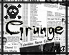Skull -Grunge Words