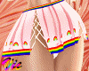 Rainbow Skirt + FishNet