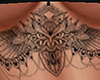 Under Boob Owl Tattoo