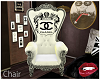 King Chair white silver