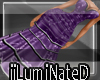 XTRA purple gown