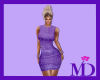 Purple Sequin Dress