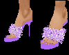 Purple sexy sandal