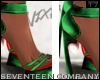 [ParisG/Green-Sandals]