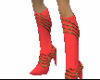 Red & Gold Stiletto Boot