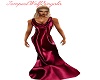 Maroon Evening Gown