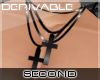 S| Dual Cross Necklace