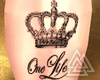 ◮ Crown Tattoo Leg