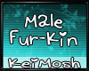 Kei|Male Fur-Kin Shorts