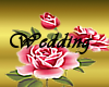 Wedding rose petalas