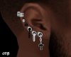 Earrings Set Cross R/L