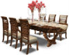 solid wood dining tbl