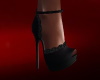 Black Lace Heels
