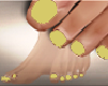 Yellow Toe Nails