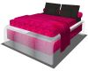 *R* Pink/Blk glass bed