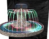 modern fountain n lights