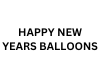 HAPPY NEW YEAR BALLOONS
