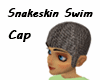 Snakeskin Swim Cap