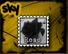 Black Rose Stamp