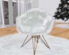 "SAV" W XMAS FUR CHAIR