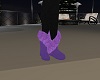 Purple N Fur Boots