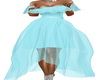 Elegant Soft Aqua Dress
