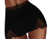 Black Lace Mini Skirt-RL