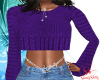{SS} Purple Sweater
