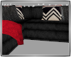 Black Red Couch