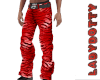 Red tiger pants couple