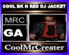 COOL BK N RED DJ JACKET