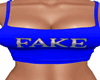 Royal Blue Fake Top