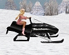 Black XMas Snowmobile