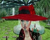 red flamenco hat