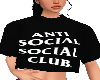 T-shirt Anti Social / F