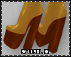 Penta Golden Latex Heels