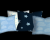 Blue pillows