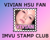 TXM Vivian Hsu Fan Stamp