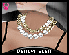 {DR} Pearls Chains Neckl