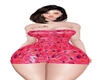 Flower red dress