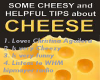 *R* Cheese info sticker.