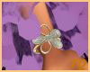 ~TQ~silver petal bracele