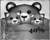 KIDS GREY BEAR 40%