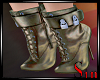 Heel Boots - Bronze